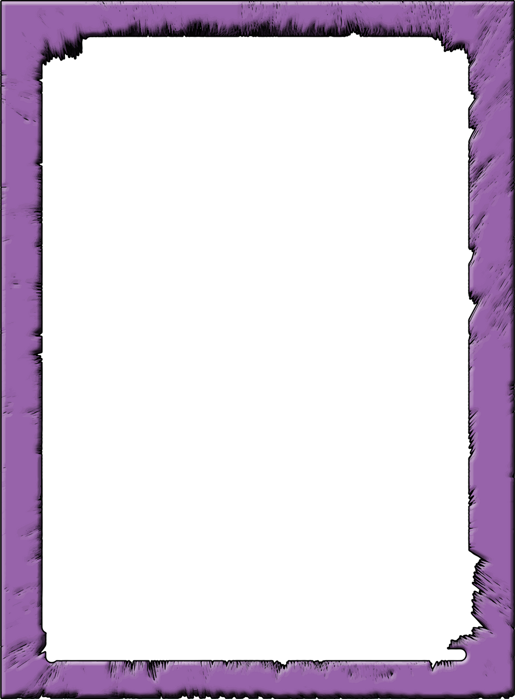 Purple Rectangle Frame